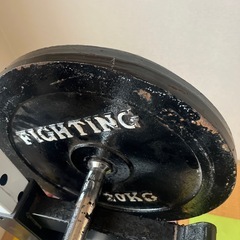 ファイティングロード　バーベルプレート20kg 2枚の画像