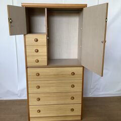 No.208　昭和レトロ　タンス　うさぎ（豊橋市収集業務課リユース家具）の画像