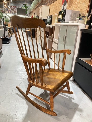 J2★飛騨産業★キツツキ ロッキングチェア W64cm 椅子 揺らぎ リラックス リビング 縁側 書斎 自分時間 