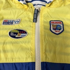 ミキハウスリバーシブルジャンバー100の画像