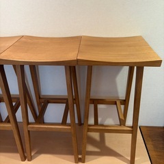 天然木　ハイチェア　イス　バラ売り可能の画像