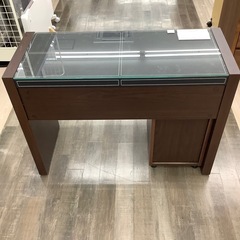 【取りに来られる方限定】ワゴン付きデスク(ガラス天板) のご紹介！【トレファク寝屋川】の画像