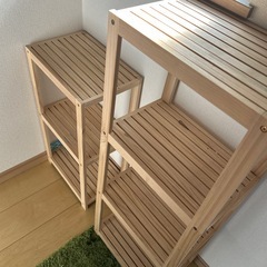 木製の棚の画像