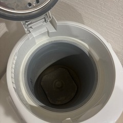 129.象印 スチーム式加湿器　グレー　ホワイト　湯沸かしポットの画像