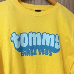 tommy  メンズ　ロンT 長袖Tシャツ イエロー L  tommyの画像