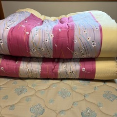 かけ布団（綿）２枚の画像