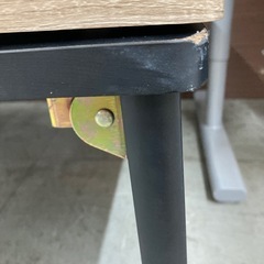 折りたたみこたつテーブル　2021年製　※土台フレーム反り・角キズあり。の画像