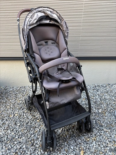 Aprica A型ベビーカールンルンAB グレーイオン限定モデルアップリカ両