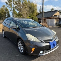 プリウスα-Ｓツーリング　車検残有　高知県より