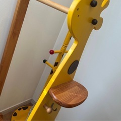 子供用ラック＆ポール　きりんの画像