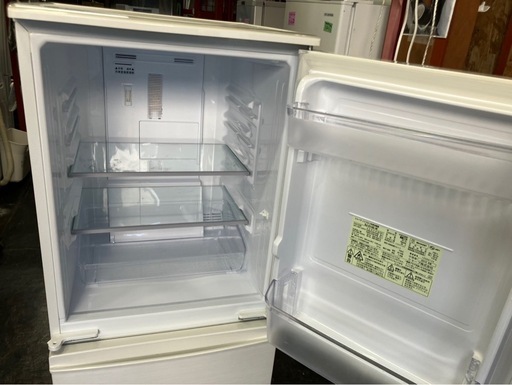 【中古】SHARP SJ-D14E-W 冷蔵庫 147L 2019年製