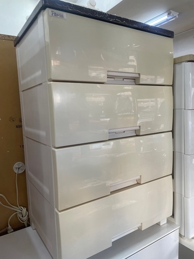 プラスチックチェスト ４段 Fits 引き出しロック機能付き
