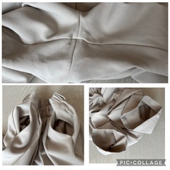 COCO MARTINI ワイドパンツ M相当 アイボリー 韓国 レディースの画像