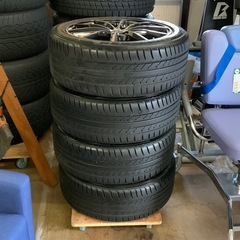 【引き取り限定中古品】　LUXALES ホイール　205/50R 17 MAXIMUS MI MAXTREK 2023年製　ノーマルタイヤの画像
