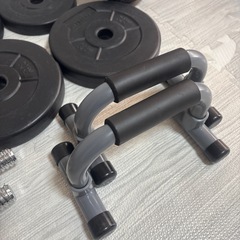 ダンベル　腹筋ローラー　プッシュアップバーの画像