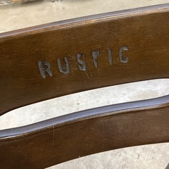 坂2602-025 karimoku old ダイニングチェア RUSTIC ② キズ汚れ有りの画像