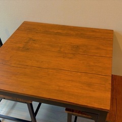 【新品！！】元値15,000円　ニトリ　ダイニングテーブル　※組み立て済みの画像