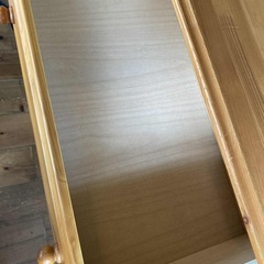 収納家具　木製　引き出し　棚の画像