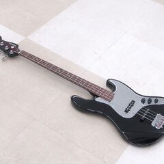 札幌市清田区 BUSKER'S バスカーズ エレキベース ジャズベースタイプ ソフトケース付属 ブラック ベースギターの画像