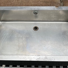 業務用 1槽シンク 幅1100×奥600×高さ800(mm) 一層シンク 一層 1層 一槽 店舗 厨房機器 流し台 キッチン 厨房 店舗 業務用シンク 大阪の画像