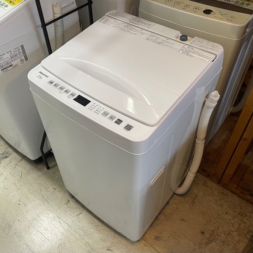 Hisense 5.5kg洗濯機 HW-55E4W 2025年製　中古