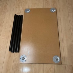 テーブル　600×1000×730mm シンプルの画像