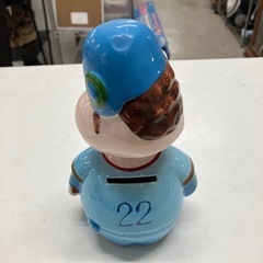 A2602-0069 昭和レトロ　50代前後悶絶　がんばれタブチくん　首ふり貯金箱の画像