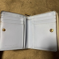 MICHAEL KORS マイケルコース 水色 二つ折り財布 レディースの画像