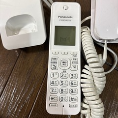 電話機　パナソニック　VE-GD27-W 子機付の画像