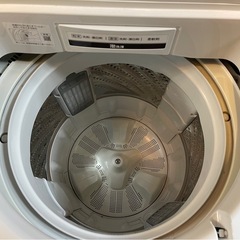 Panasonic 7.0kg簡易乾燥付洗濯機 NA-FA70H8 2020年製 中古の画像