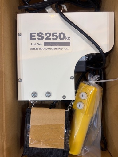 ［未使用品］スリーエッチ 電気チェーンブロック ES250 3m沖縄市KODEN