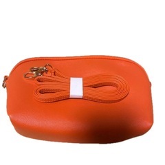 ポーチ 小物入れ オレンジ コスメポーチの画像