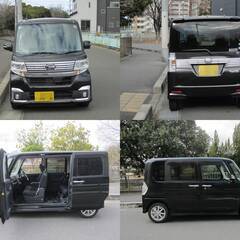 車検Ｒ９年１０月２９日　タントカスタム　新型600系　ピラーレス　両側スライドドア　広い　走行小　パワフル　高級地デジTVの画像