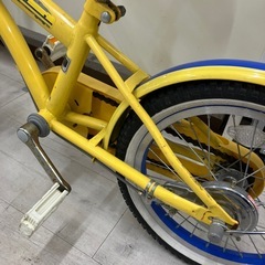 子供用自転車 16インチ イエロー 【トレファク堺福田店】の画像