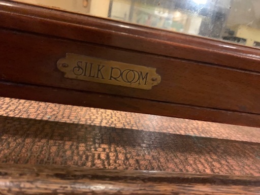 Silk room　サイフォン用ガスコンロとテーブル