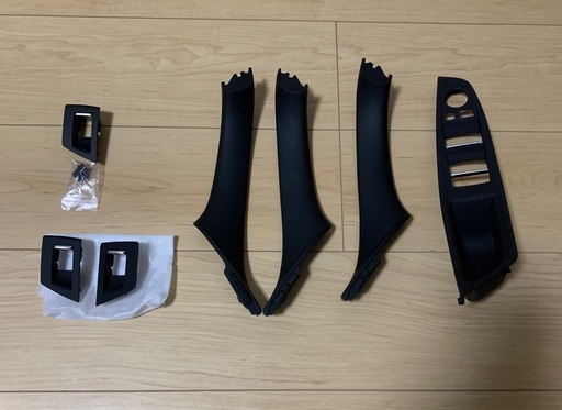  F10 F11 5シリーズ 左H LHD ベージュ ドアインナーハンドル/パワーウインドウスイッチ カバー アルピナ M5 並行輸入車 1台分