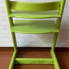 STOKKE   ストッケ　ハイチェア　トリップトラップ　ライトグリーン系　シリアル4の画像