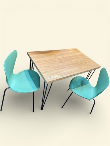 配達可【食卓3点セット】クリーニング済み【管理番号0202】野 (ミライ