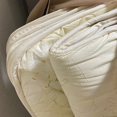 敷布団カバー付き+収納ケースの画像