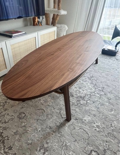 STOCKHOLM ストックホルム コーヒーテーブル, ウォールナット材突き板