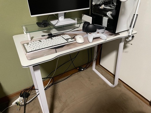 ゲーミングテーブルサイドテーブルもセット (nao) 下妻のテーブル