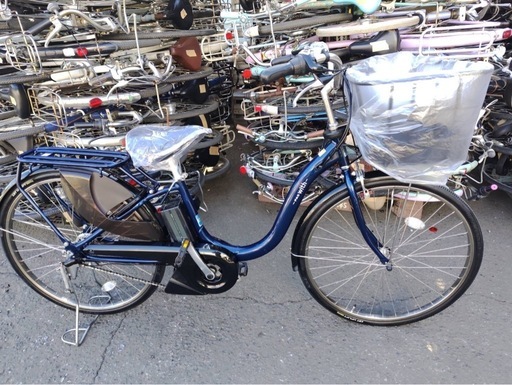 ❗️バッテリー新品キャンペーン❗️試乗?新車みたいな⭐️中古電動ママチャリ　ヤマハPASウィズナチュラ　パナソニックビビ　ブリヂストン