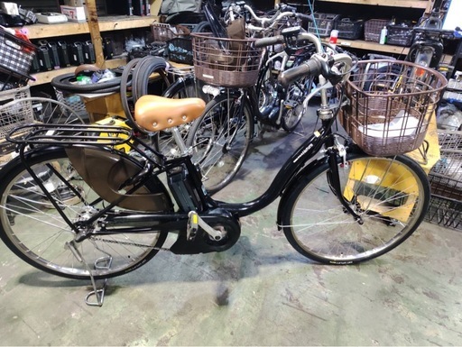 ❗️バッテリー新品キャンペーン❗️試乗?新車みたいな⭐️中古電動ママチャリ　ヤマハPASウィズナチュラ　パナソニックビビ　ブリヂストン