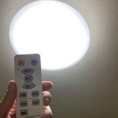 LEDシーリングライト 6畳用（直径35cm・調光10段・リモコン付き）の画像