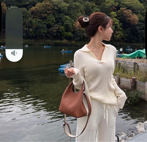QUNG カラーアローニット