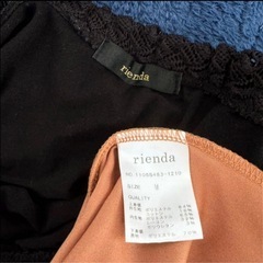 【1回着用美品★】rienda リエンダ サマーニットミニワンピース Mサイズの画像