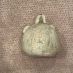 パンダ 置物 ハンドメイド 陶器 オブジェ 韓国 白 黒 グレーの画像