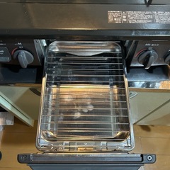 リンナイ ガステーブル ガスコンロ 都市ガス12A・13A用 グリル付 ホース有の画像