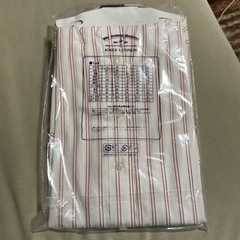 メンズ ワイシャツ ストライプ   赤の画像