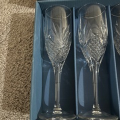 BOUQET クリスタルガラス　シャンパングラスの画像